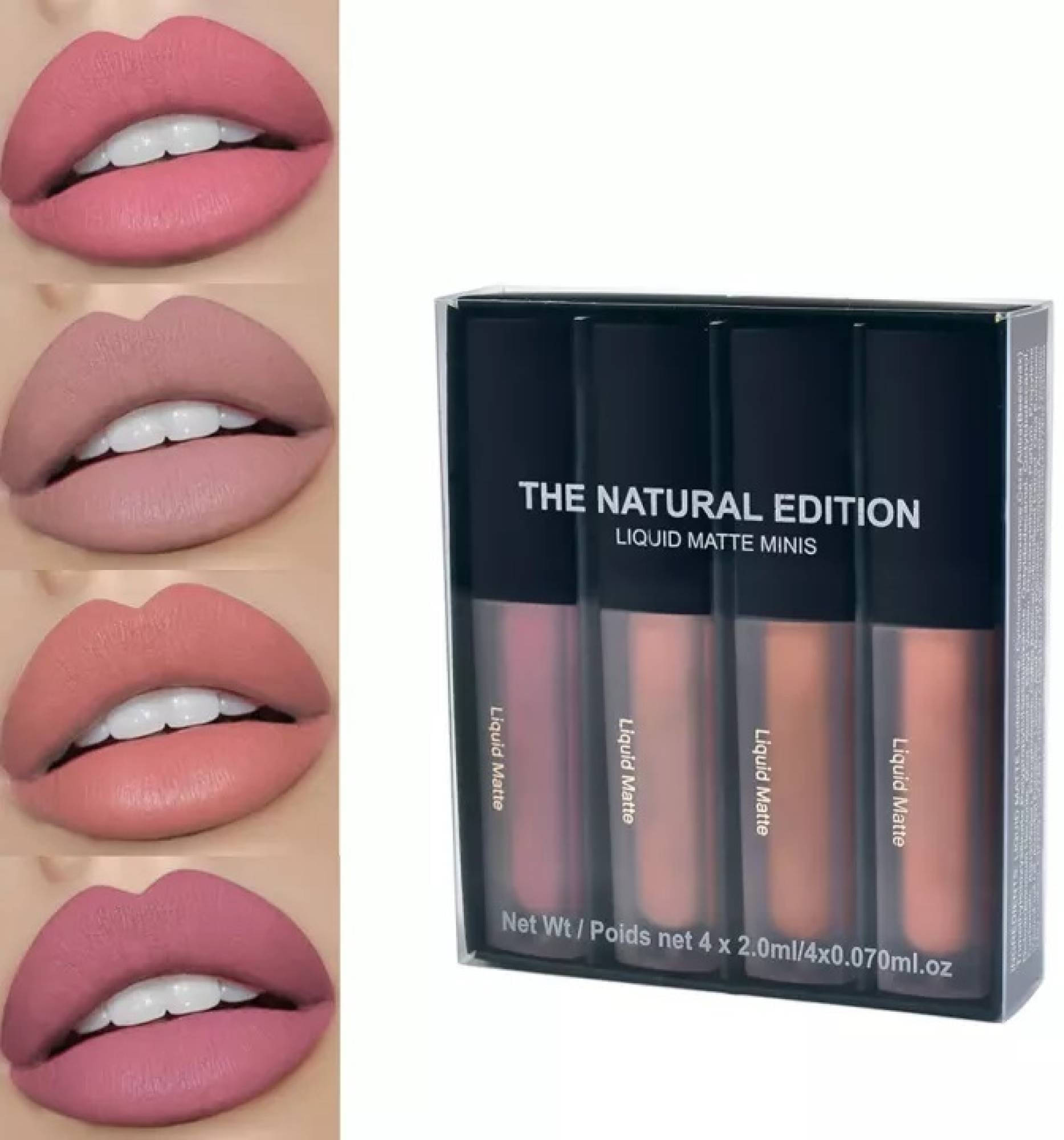     			VAGONS Multi Matte Long Lasting Liquid Lipstick ( Pack of 4 )