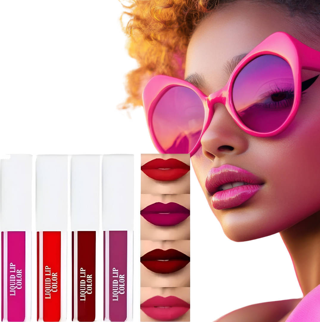     			VAGONS Multi Matte Long Lasting Liquid Lipstick ( Pack of 4 )