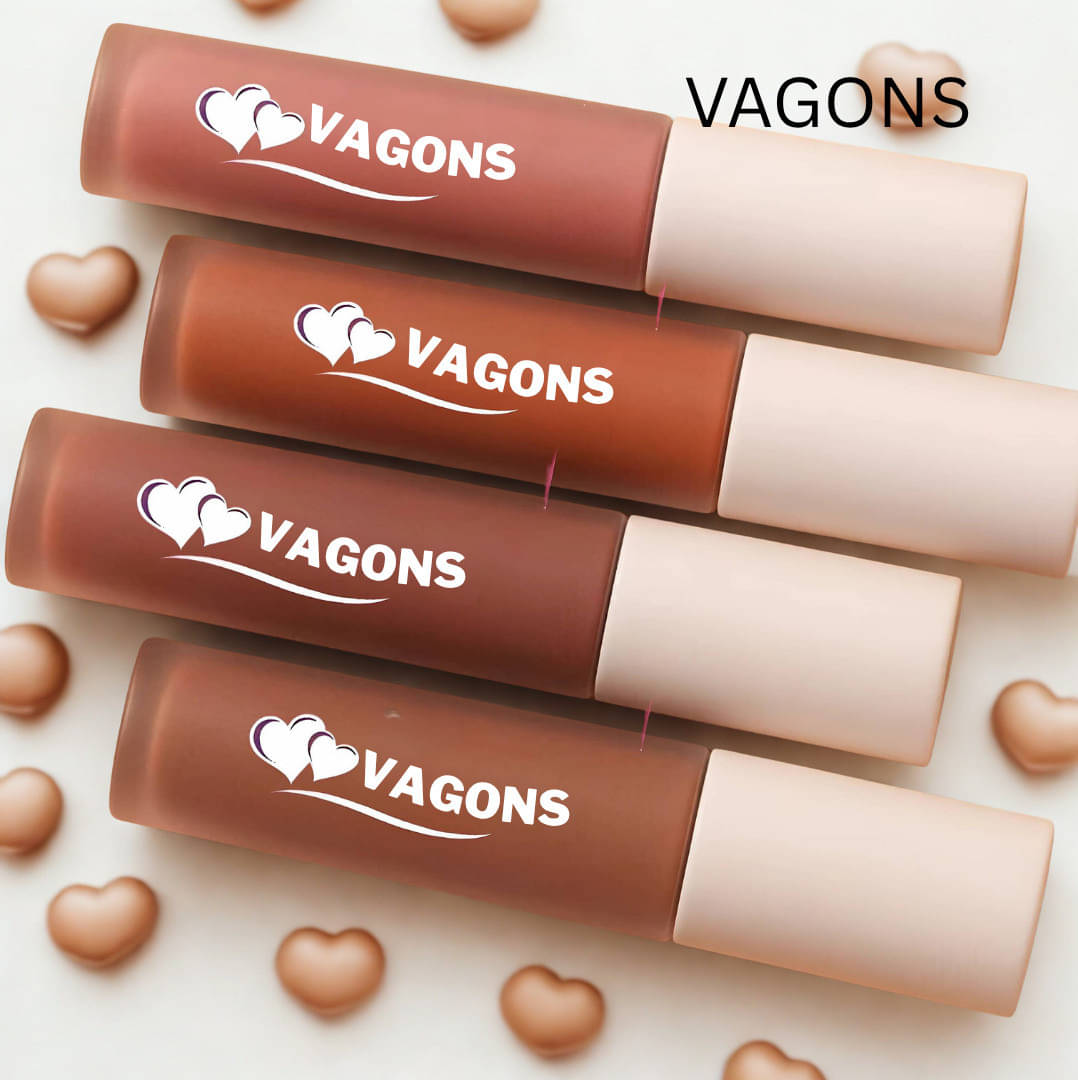     			VAGONS Multi Matte Long Lasting Liquid Lipstick ( Pack of 4 )