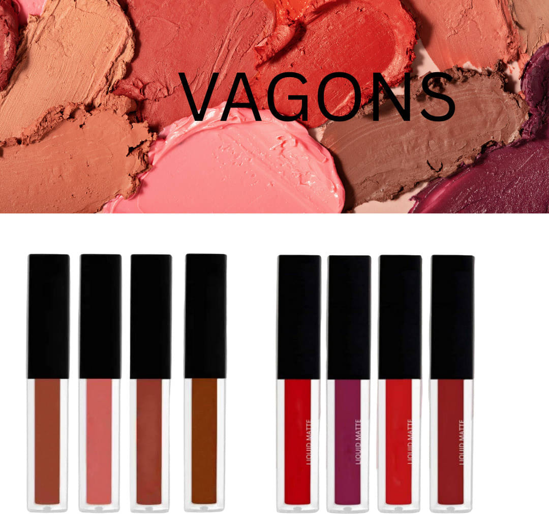     			VAGONS Multi Matte Long Lasting Liquid Lipstick ( Pack of 8 )