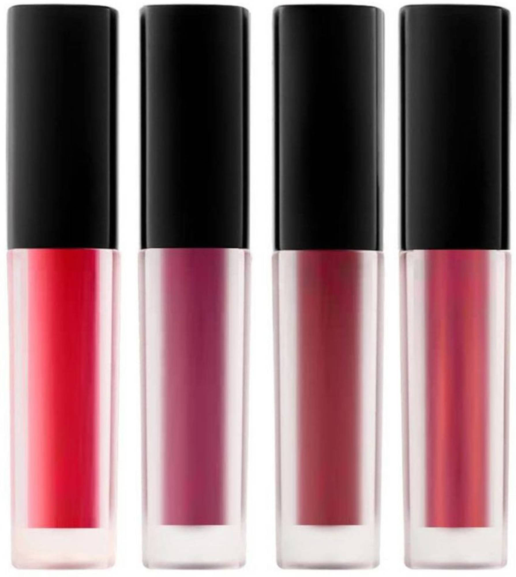     			VAGONS Multi Matte Long Lasting Liquid Lipstick ( Pack of 4 )