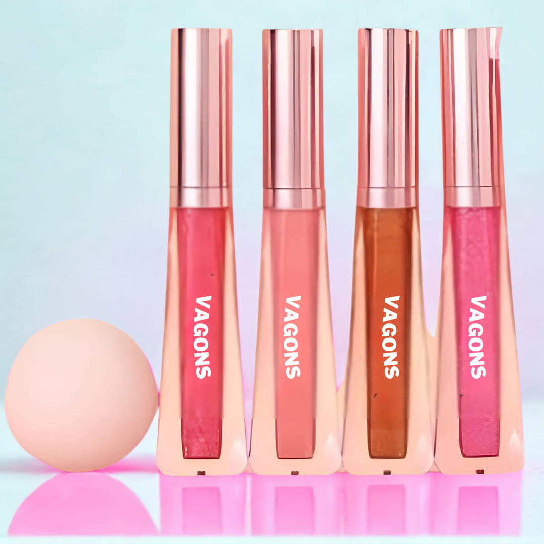     			VAGONS Red Matte Long Lasting Liquid Lipstick ( Pack of 4 )