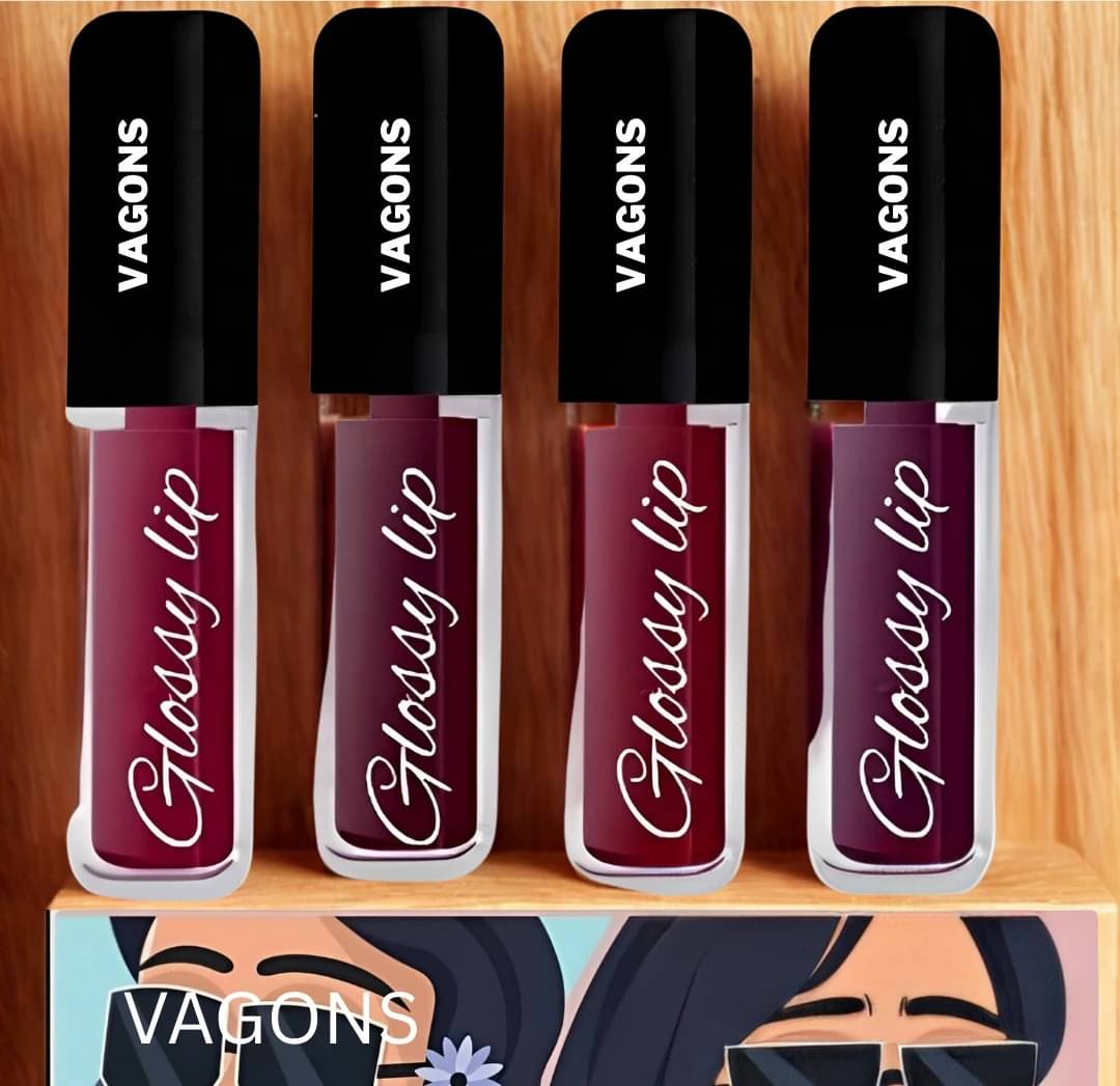     			VAGONS Red Matte Long Lasting Liquid Lipstick ( Pack of 4 )