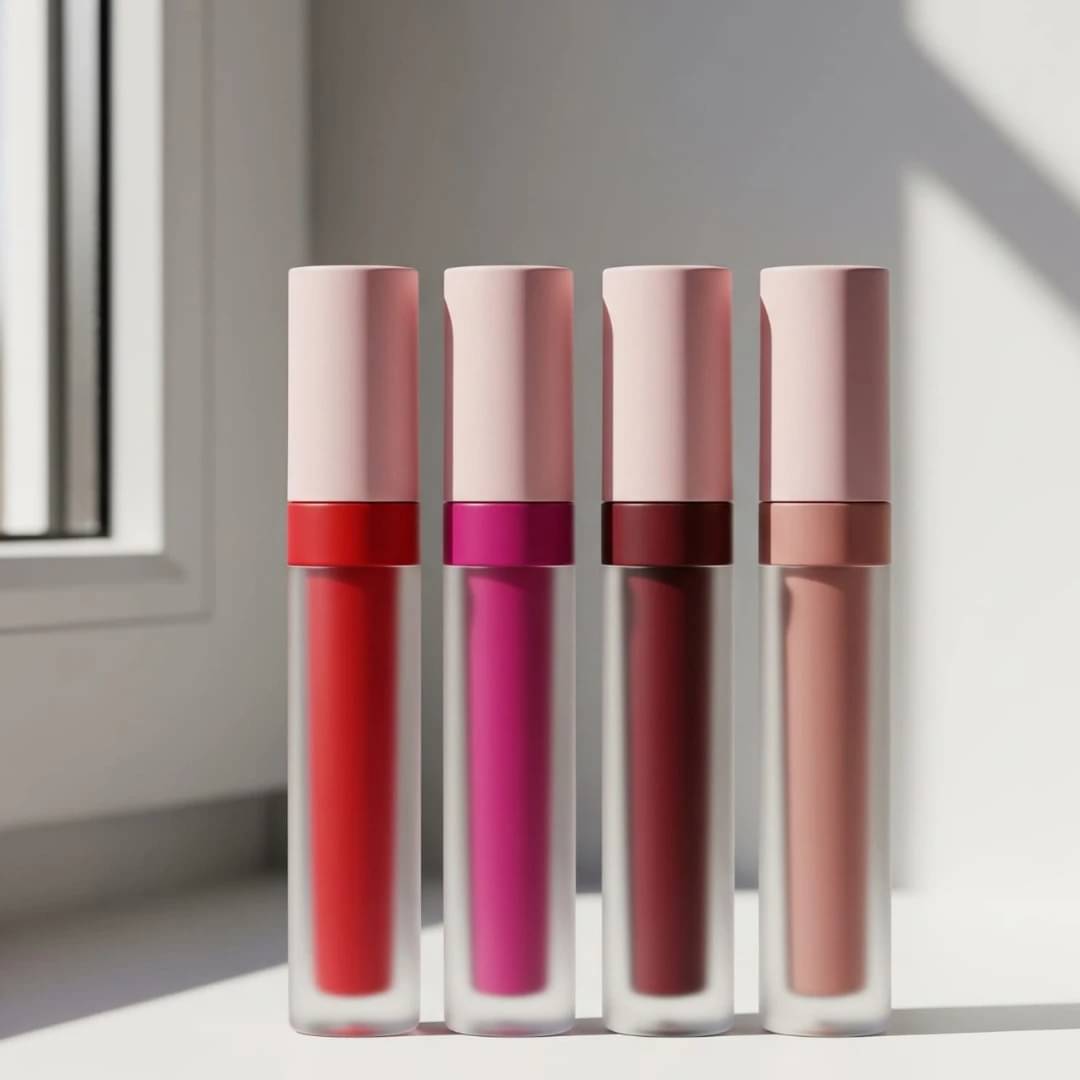    			VAGONS Red Matte Long Lasting Liquid Lipstick ( Pack of 4 )