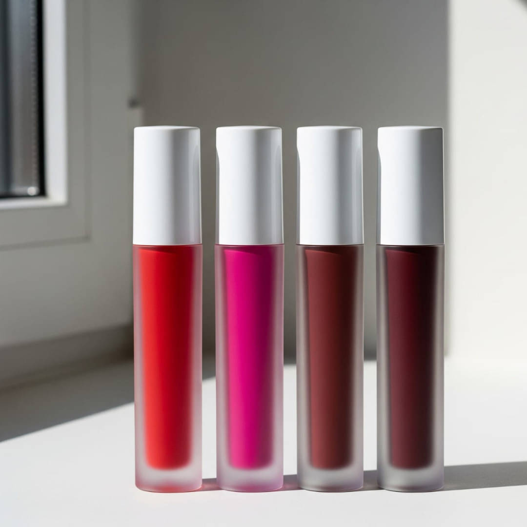     			VAGONS Red Matte Long Lasting Liquid Lipstick ( Pack of 4 )