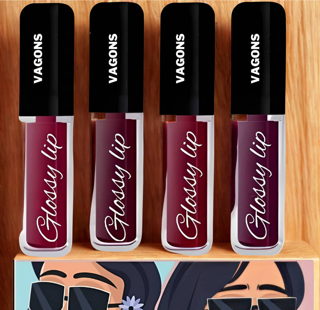     			VAGONS Red Matte Long Lasting Liquid Lipstick ( Pack of 4 )