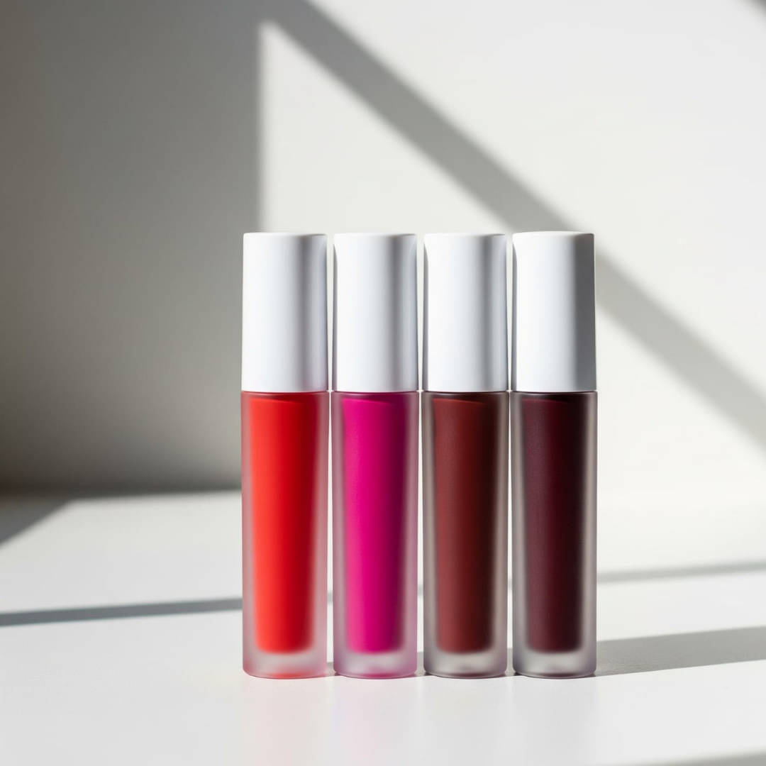     			VAGONS Red Matte Long Lasting Liquid Lipstick ( Pack of 4 )