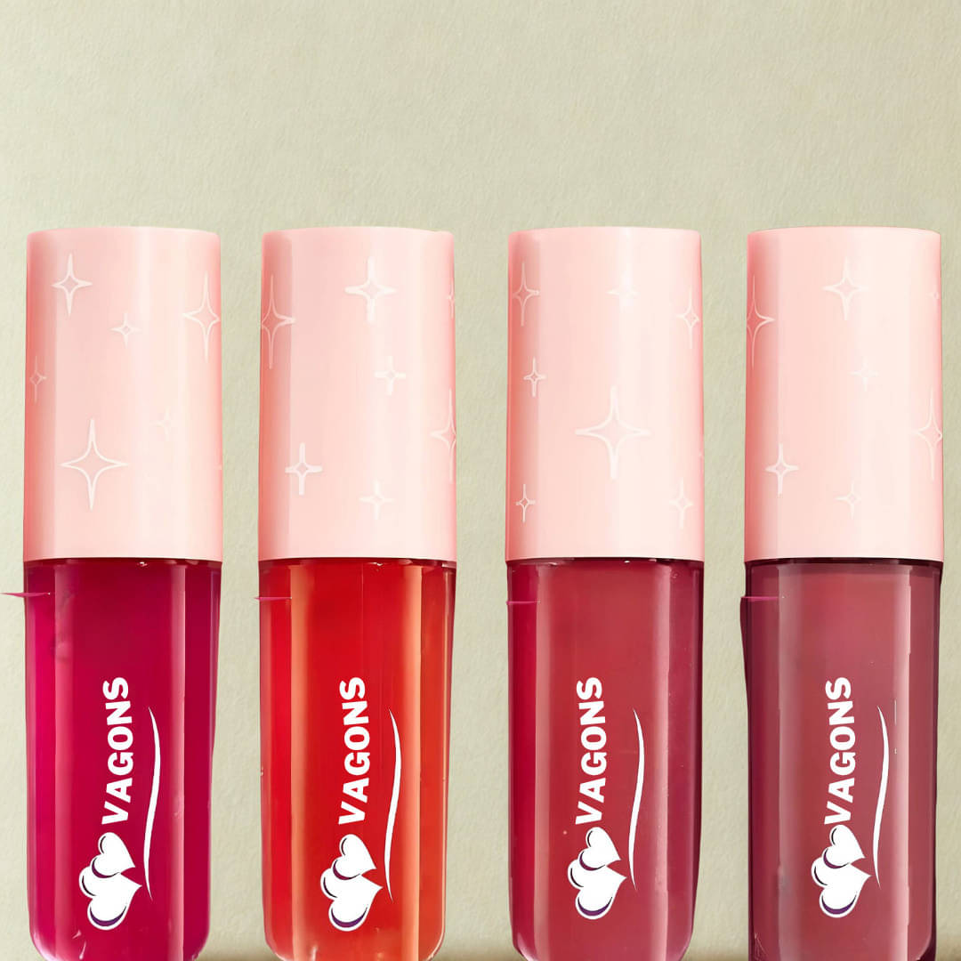     			VAGONS Red Matte Long Lasting Liquid Lipstick ( Pack of 4 )