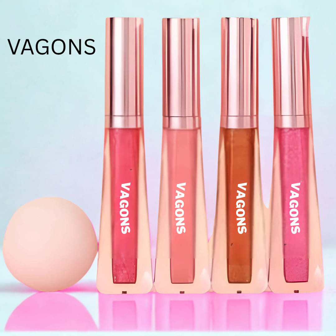     			VAGONS Red Matte Long Lasting Liquid Lipstick ( Pack of 4 )
