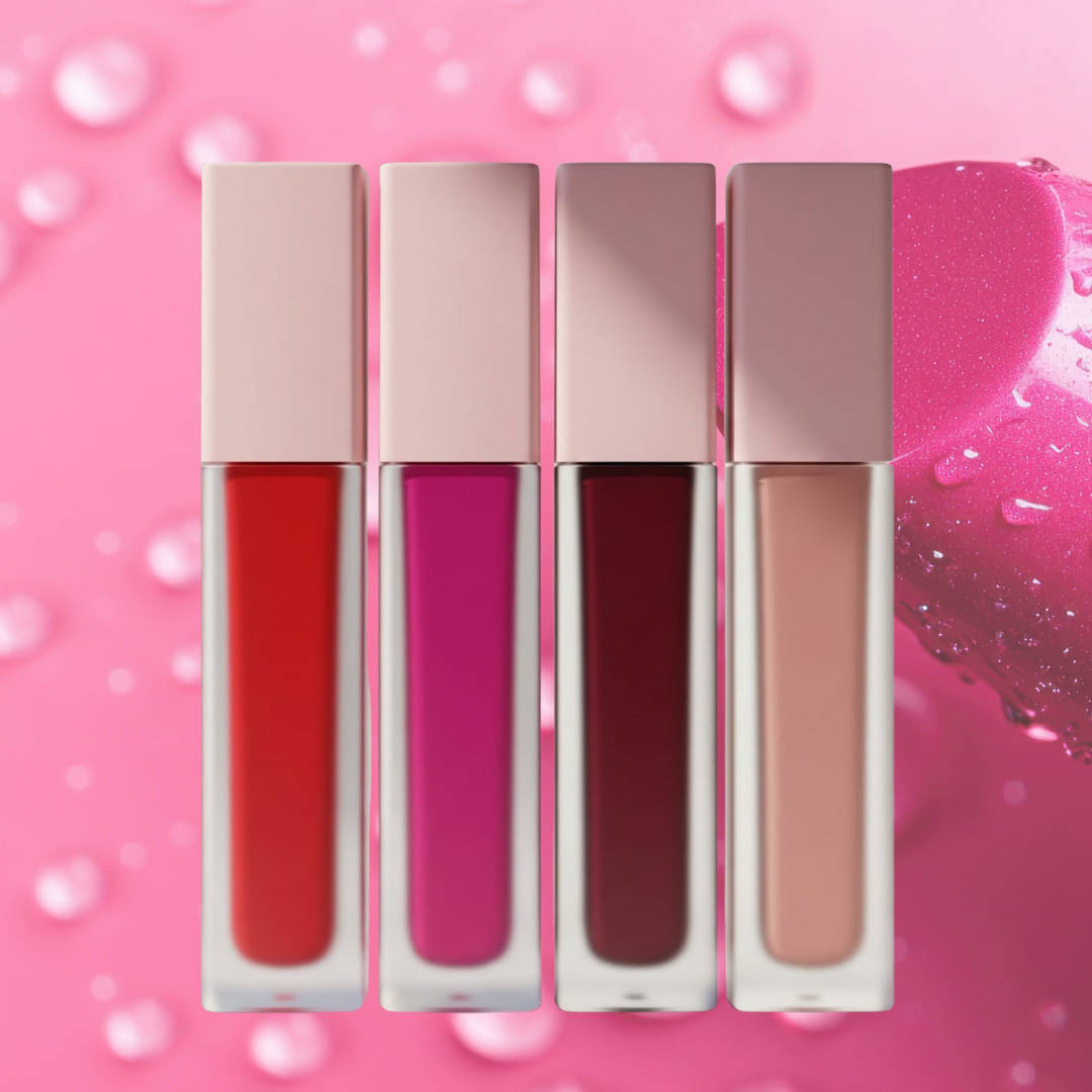     			VAGONS Red Matte Long Lasting Liquid Lipstick ( Pack of 4 )