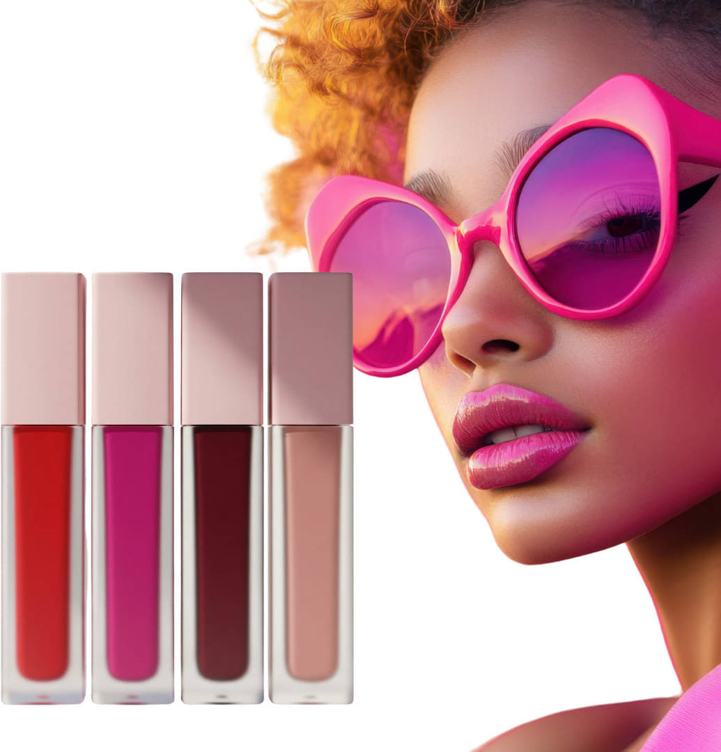     			VAGONS Red Matte Long Lasting Liquid Lipstick ( Pack of 4 )