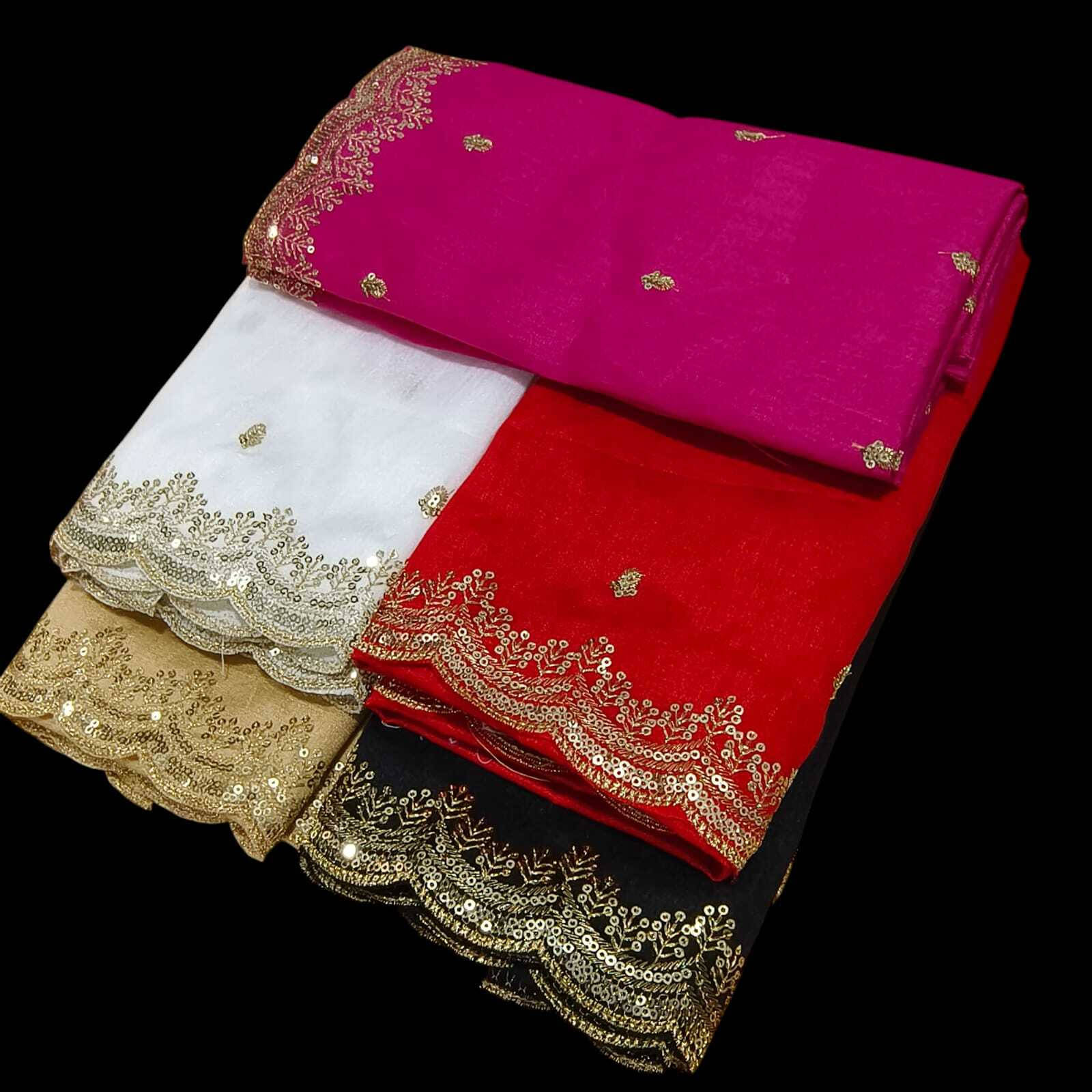 VRAGI Multicolor Unstitched Silk Blend Women's Blouse ( Pack of 5 ) VRAGI Multicolor Unstitched Silk Blend Women's Blouse ( Pack of 5 )