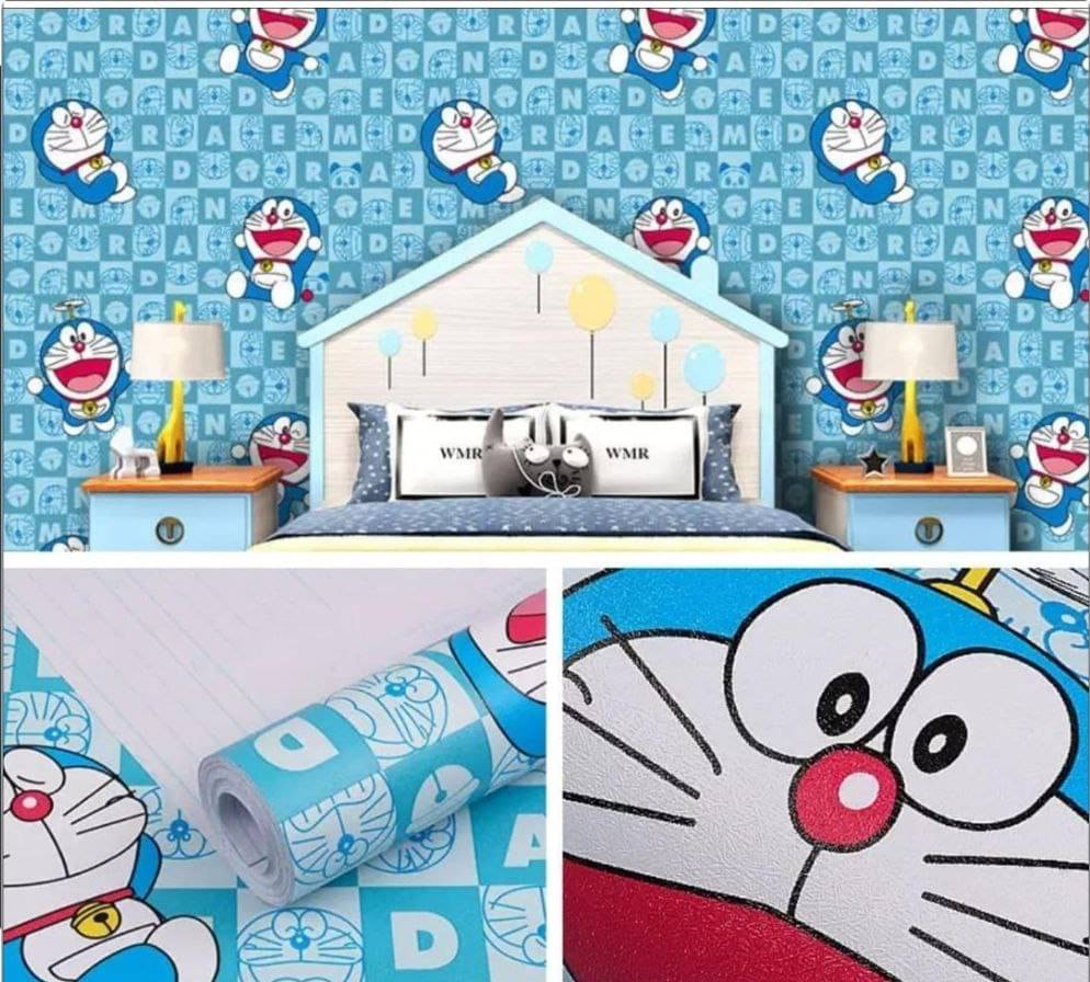 WRUNJI,DOREMON Floral Self-Adhesive Wallpaper PVC Peel & Kitchen & Furniture Makeover(45x500 cm) WRUNJI,DOREMON Floral Self-Adhesive Wallpaper PVC Peel & Kitchen & Furniture Makeover(45x500 cm)