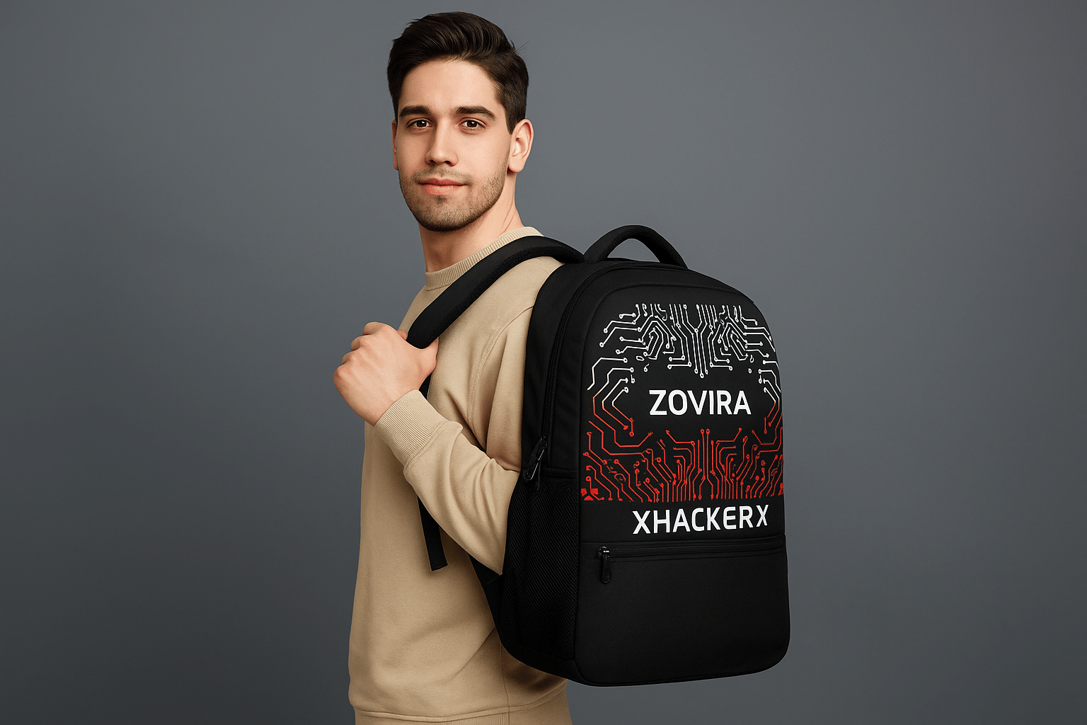     			Zovira 17 Ltrs Black Laptop Bags