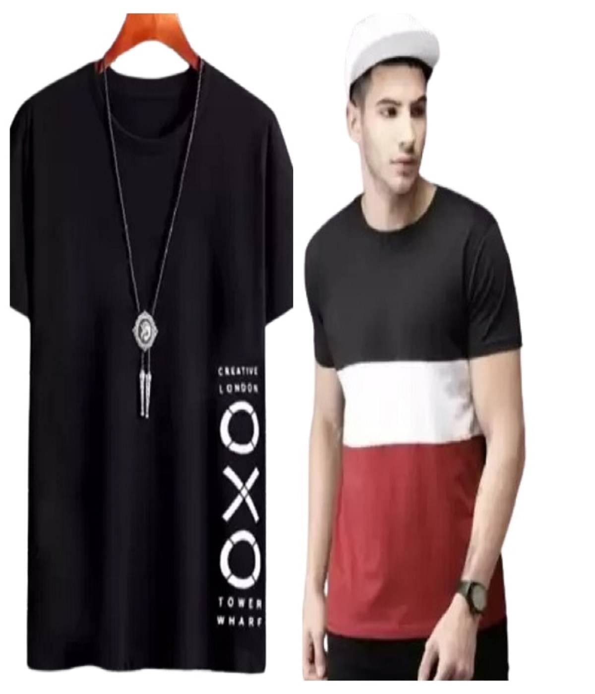 attitude start of fashion Men Polyester Regular Fit Colorblock T-Shirt ( Maroon ) attitude start of fashion Men Polyester Regular Fit Colorblock T-Shirt ( Maroon )