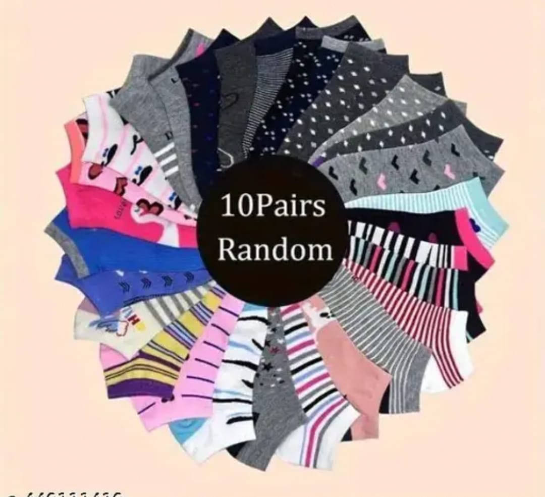 finzer Pack of 10 Men's Cotton Ankle Length Socks ( Multicolor ) finzer Pack of 10 Men's Cotton Ankle Length Socks ( Multicolor )