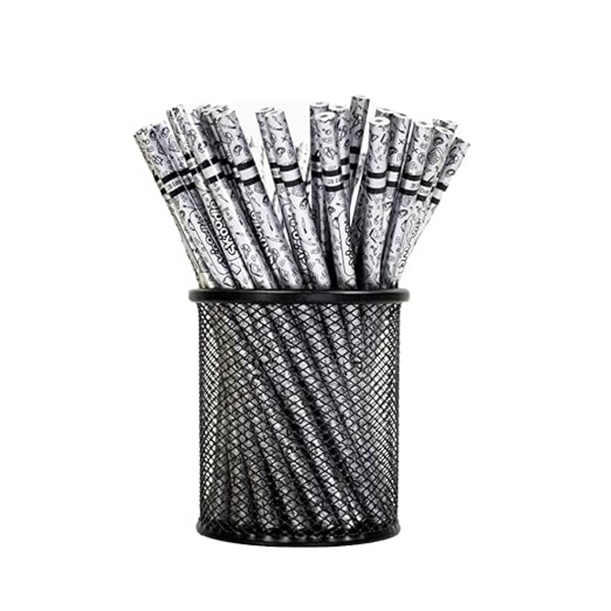 30pcs Metallic Paper Pencils Extra Dark Silver Hb2 Eco-Friendly Pencil with 1 Eraser and 1 Sharpener 30pcs Metallic Paper Pencils Extra Dark Silver Hb2 Eco-Friendly Pencil with 1 Eraser and 1 Sharpener