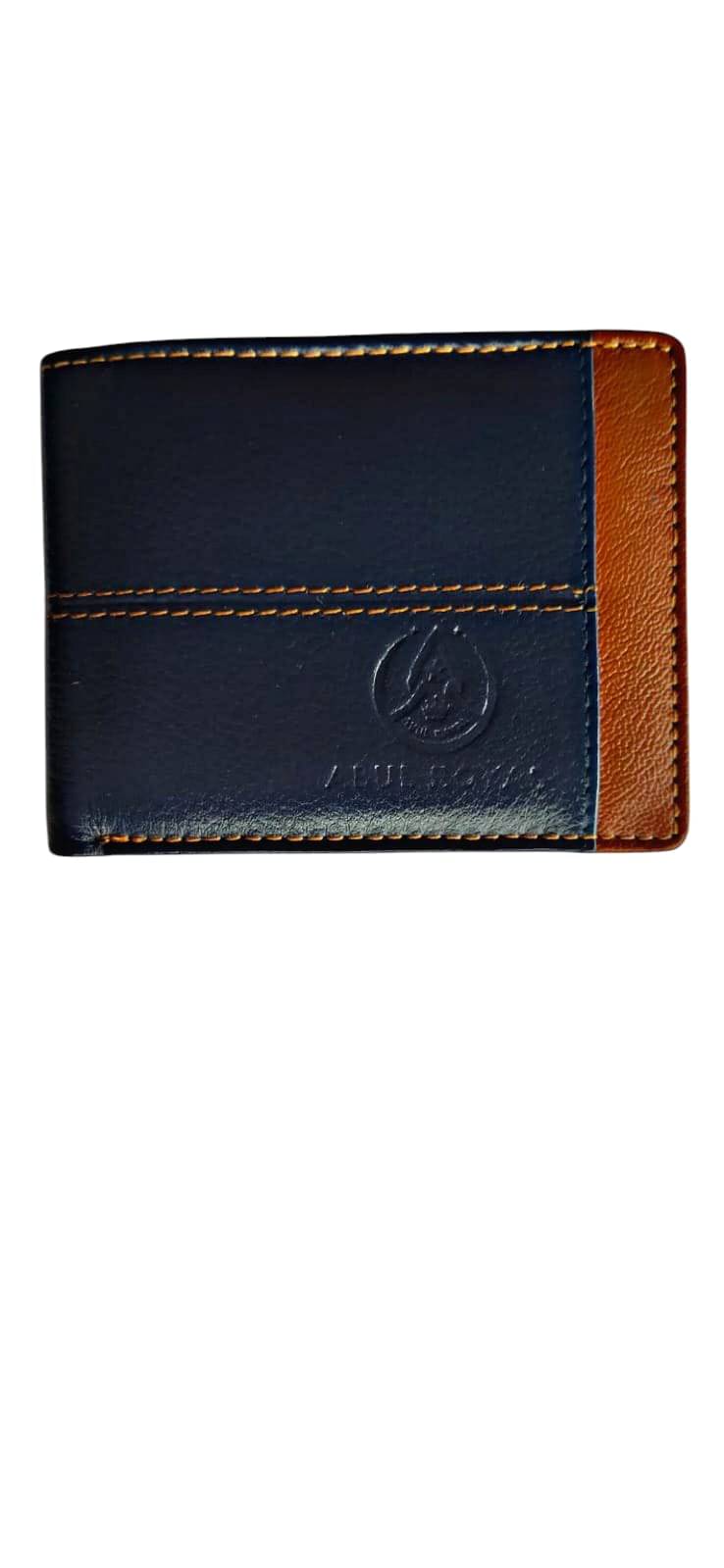     			ABUL ROYAL Leather Printed Men's Two Fold Wallet With 9 Slots For Card ( Brown , Pack of 1 )