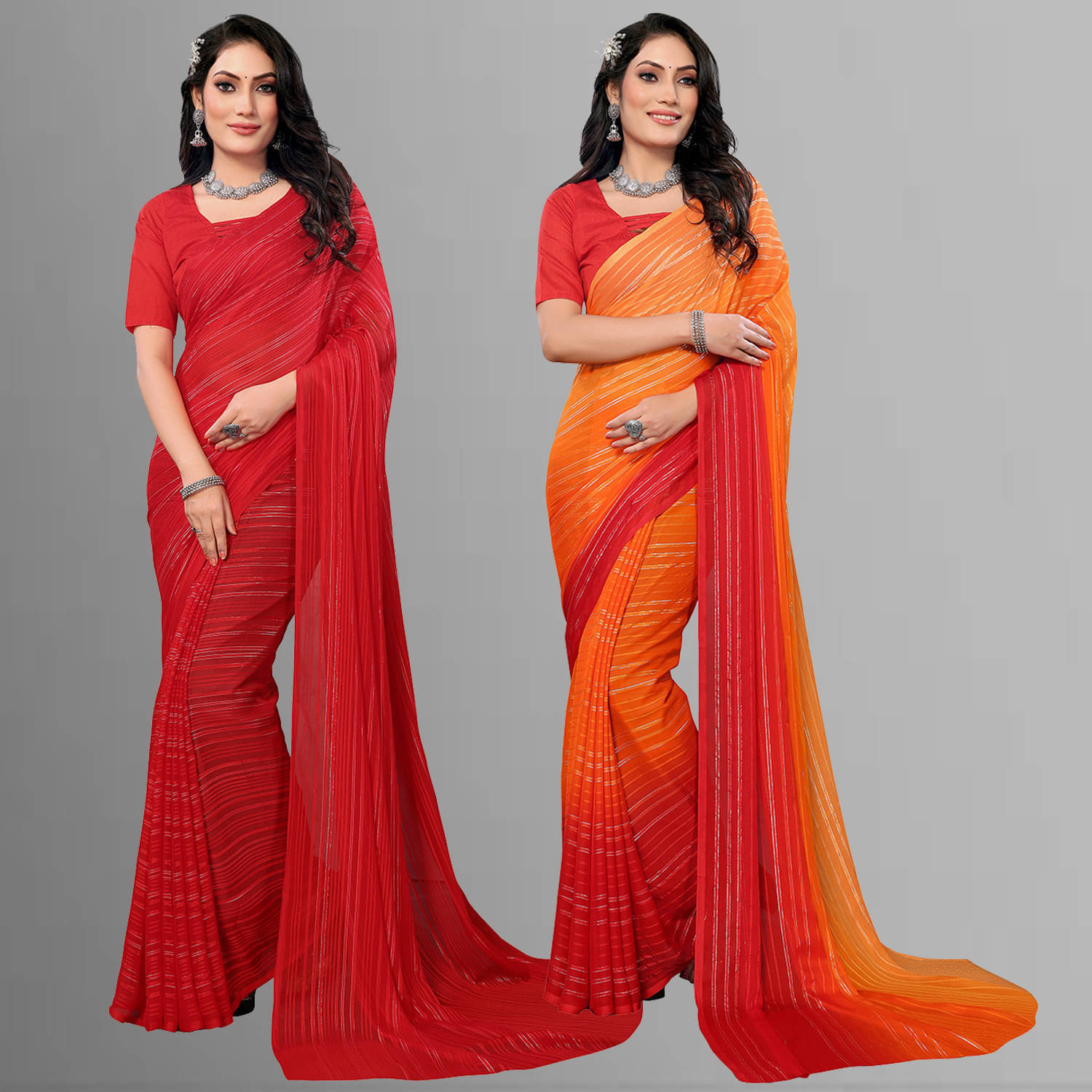     			ANAND SAREE Satin Self Design Regular Saree With Unstitched Blouse Piece ( Multicolor )