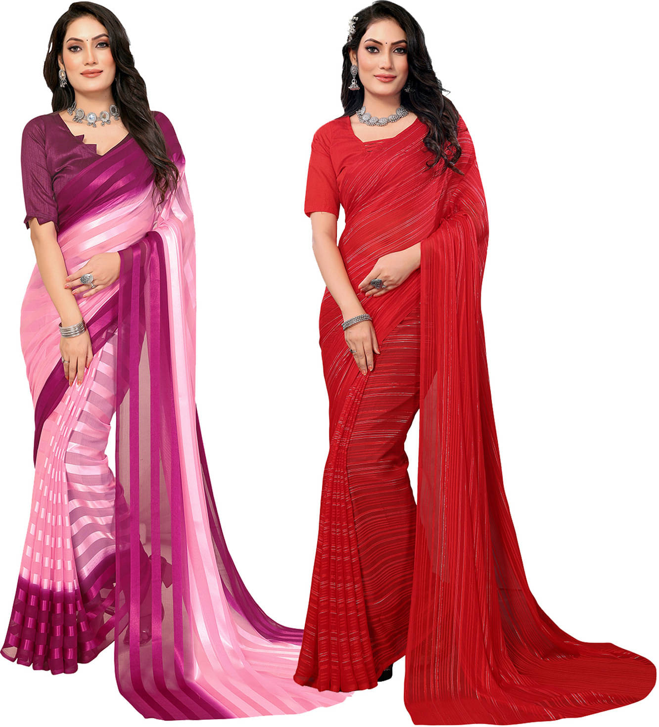 ANAND SAREE Satin Self Design Regular Saree With Unstitched Blouse Piece ( Multicolor ) ANAND SAREE Satin Self Design Regular Saree With Unstitched Blouse Piece ( Multicolor )