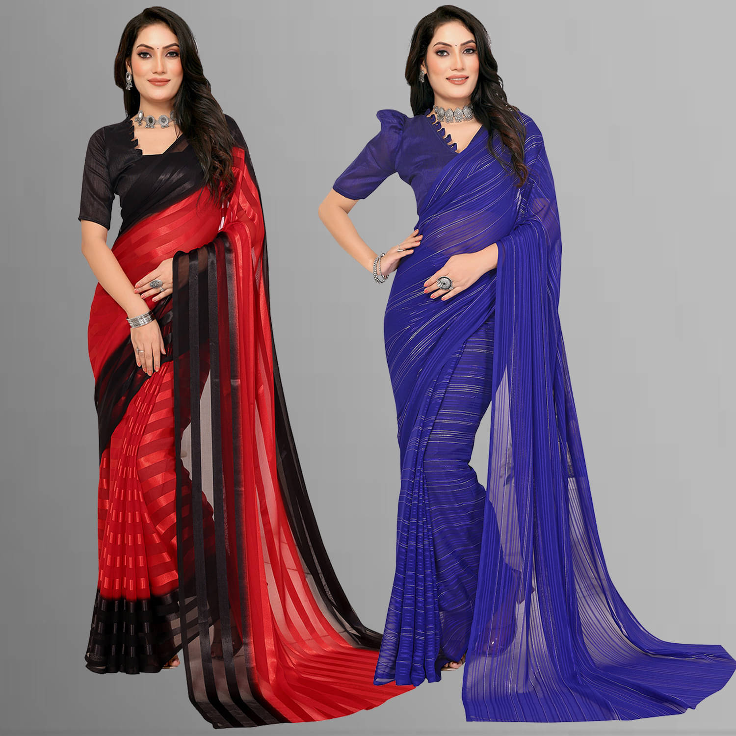 ANAND SAREE Satin Self Design Regular Saree With Unstitched Blouse Piece ( Multicolor ) ANAND SAREE Satin Self Design Regular Saree With Unstitched Blouse Piece ( Multicolor )