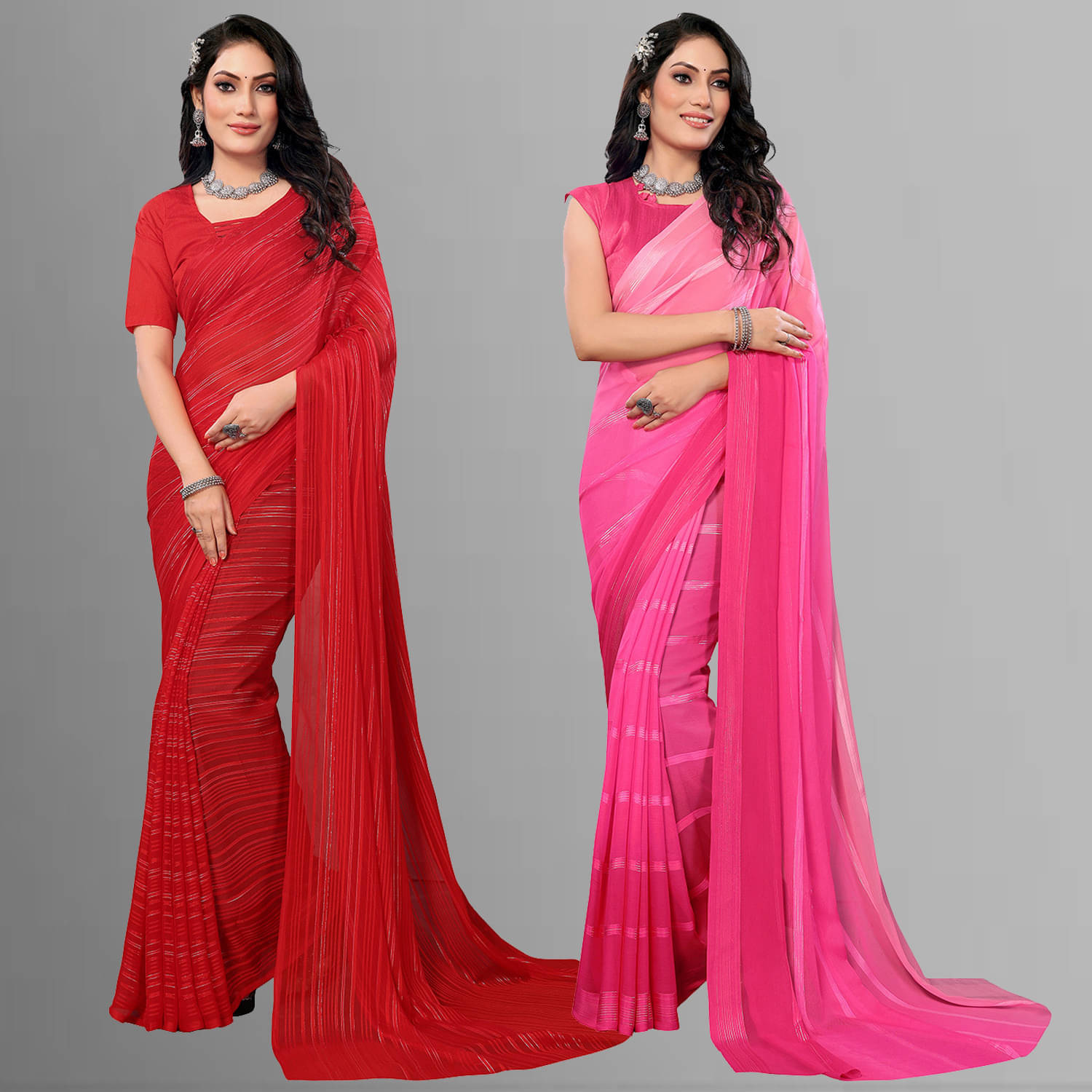ANAND SAREE Satin Self Design Regular Saree With Unstitched Blouse Piece ( Multicolor ) ANAND SAREE Satin Self Design Regular Saree With Unstitched Blouse Piece ( Multicolor )