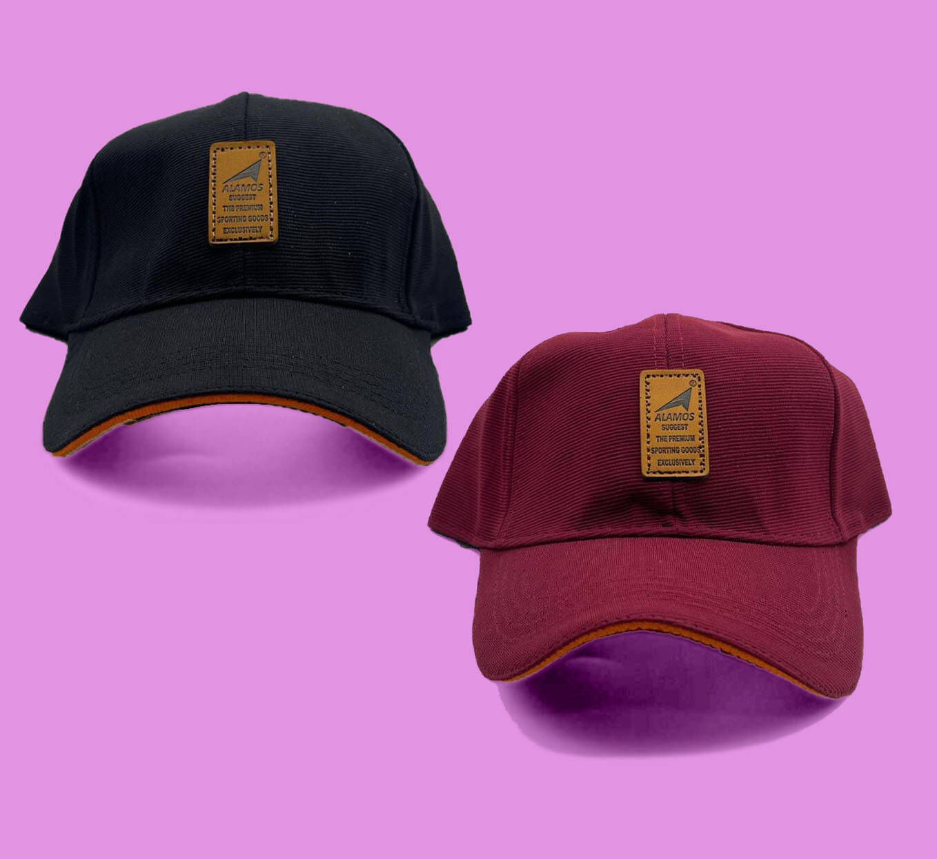     			Alamos Maroon Cotton Blend Women's Cap ( Pack of 2 )