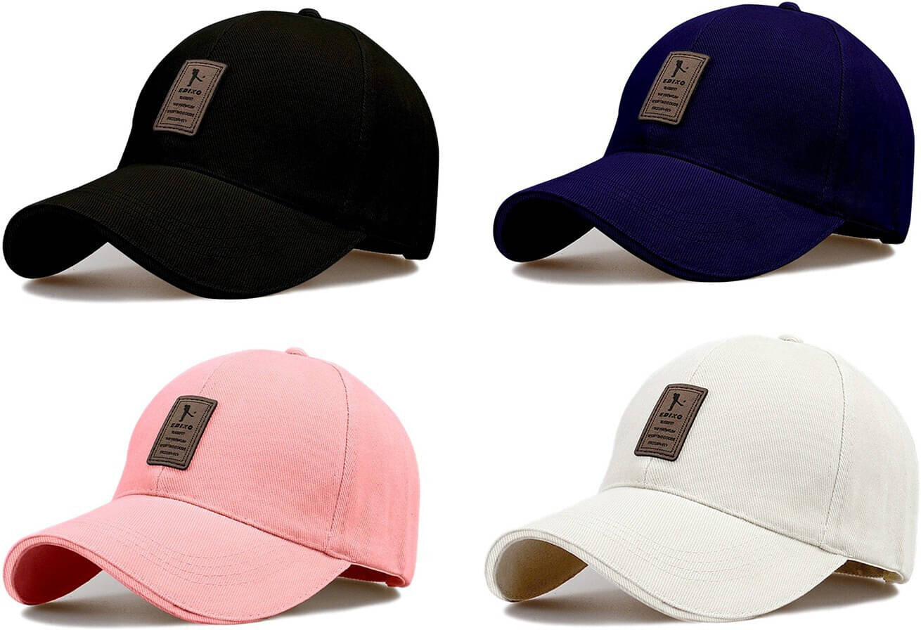     			Alamos Multicolor Cotton Women's Cap ( Pack of 4 )