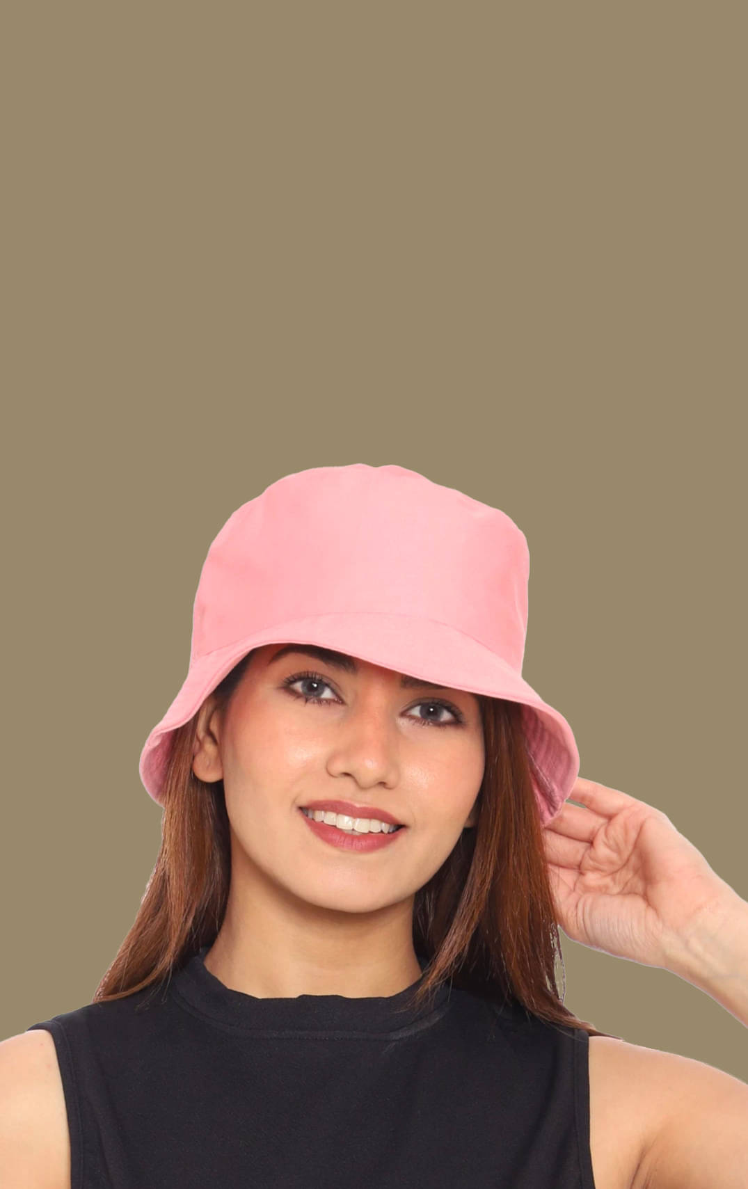     			Alamos Pink Cotton Women's Cap ( Pack of 1 )