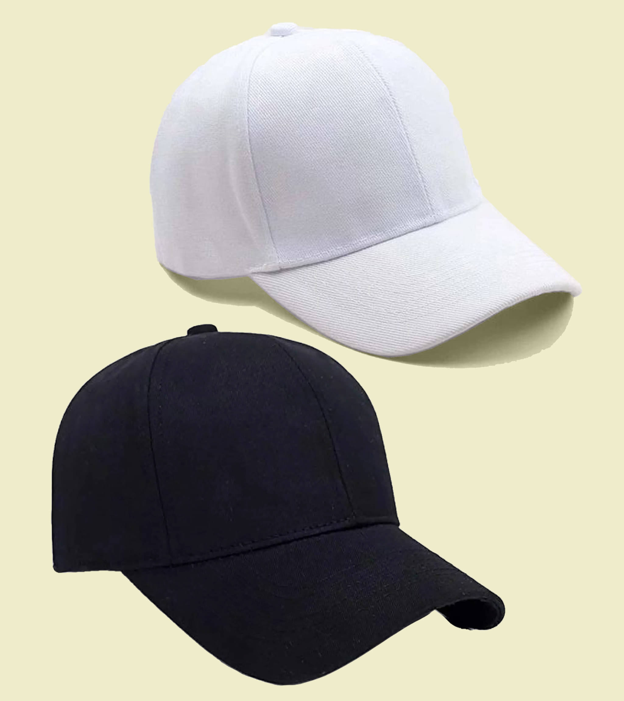     			Alamos White Cotton Blend Women's Cap ( Pack of 2 )