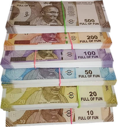     			Combo Pack (11*6= 54 Notes) ( 10,20,50,100,200,500 Notes)Fake Indian Currency_noti75