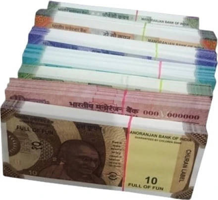     			Combo Pack (9*6= 54 Notes) ( 10,20,50,100,200,500 Notes)Fake Indian Currency_161
