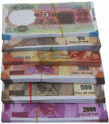     			Combo Pack (9*6= 54 Notes) ( 10,20,50,100,200,500 Notes)Fake Indian Currency_197