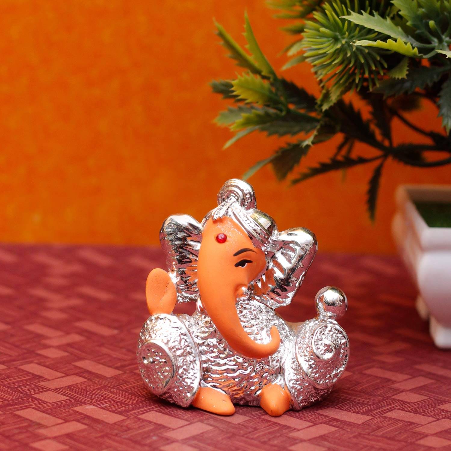     			Craftlayout Lord Ganesha Ideal For Car Dashboard ( Pack of 1 )