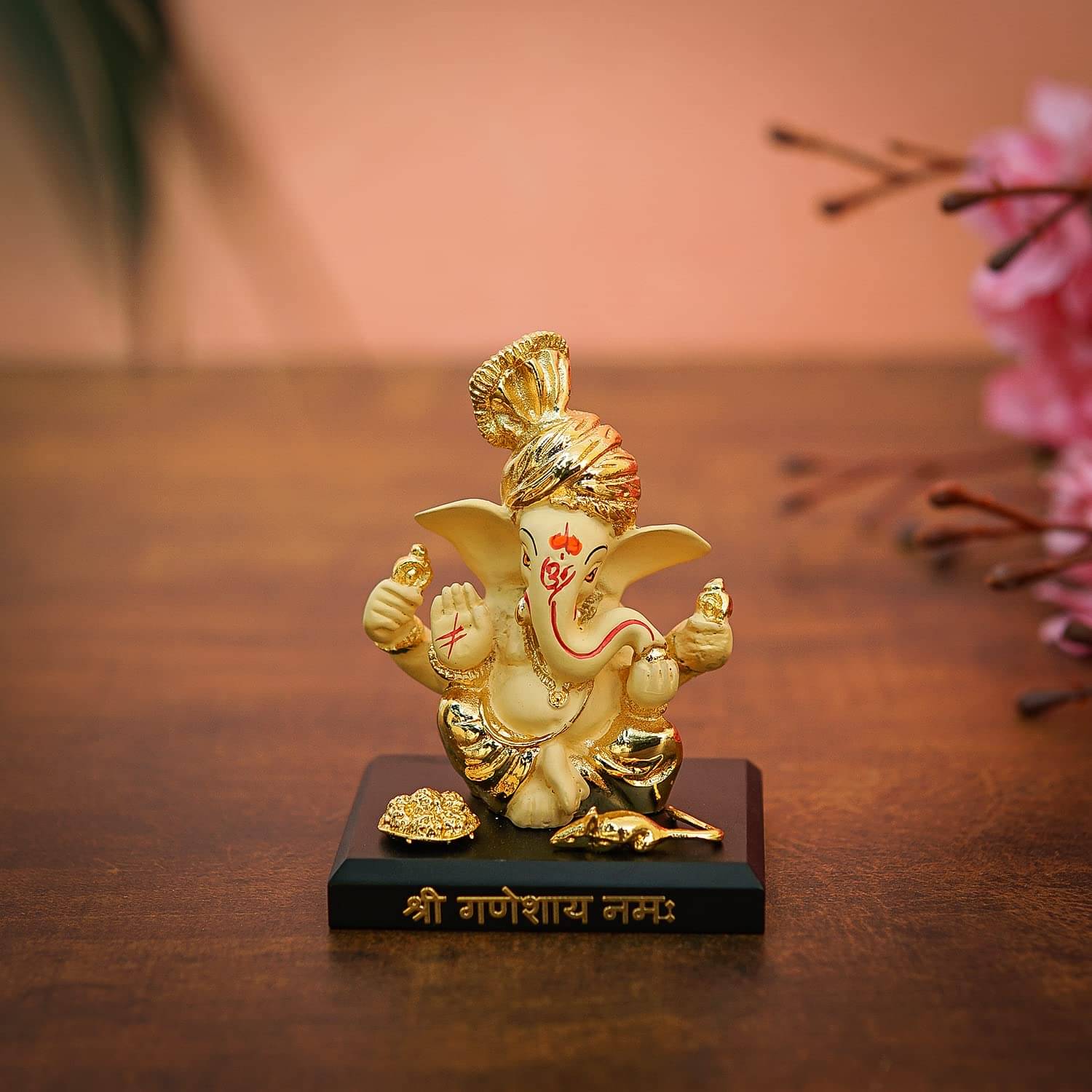 Craftlayout Polyresin Lord Ganesha Idol ( 7.62 cm ) Craftlayout Polyresin Lord Ganesha Idol ( 7.62 cm )