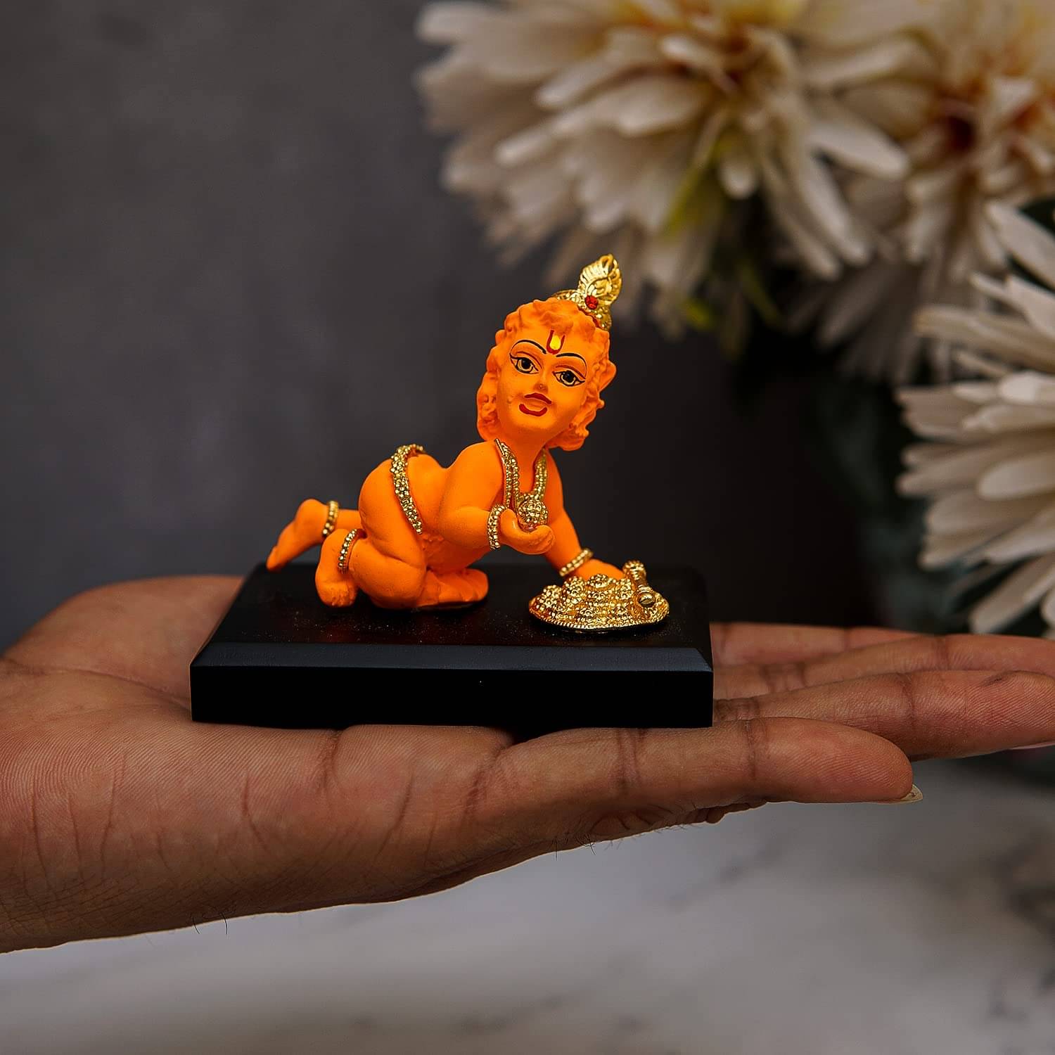     			Craftlayout Polyresin Lord Krishna Idol ( 6.35 cm )