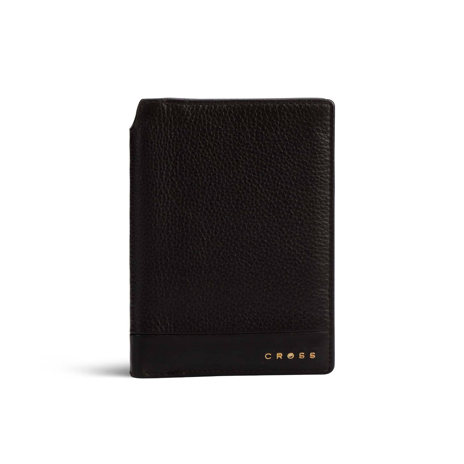     			Cross Leather Solid Men's Two Fold Wallet With 5 Slots For Card ( Brown , Pack of 1 )