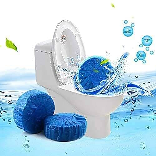     			DAYANI BROTHER'S (Pack 1 - 10pc) toilet cleaners tablets, toilet cleaners, toilet flush cleaner, toilet drainage cleaner, Toilet Cleaner Tablets – Blue Flush, Long-Lasting Freshness, Stain & Germ Removal, Deodorizing WC Cleaner Blocks
