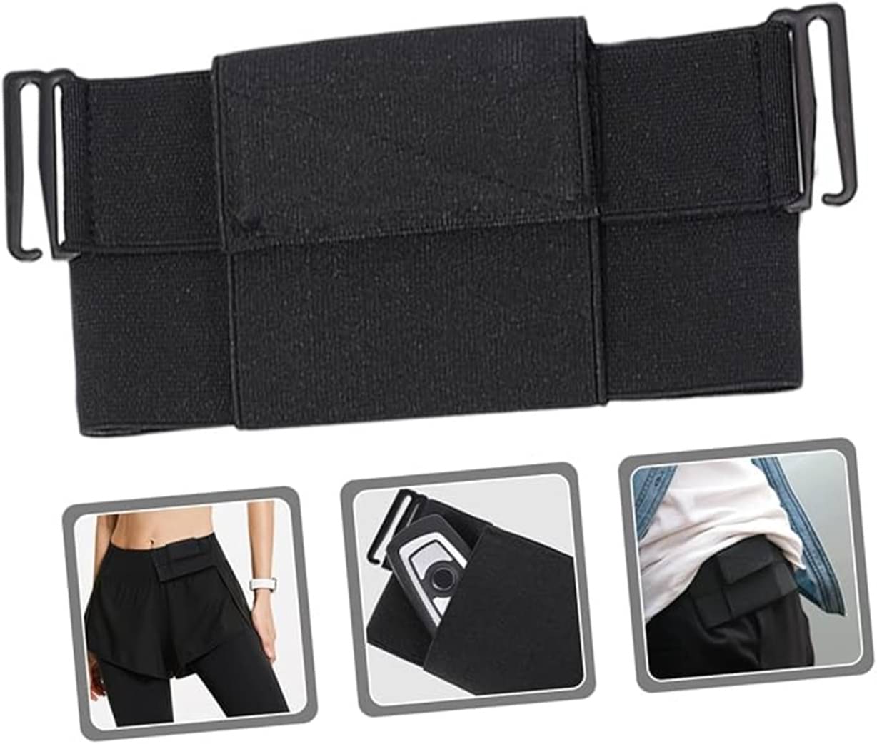     			DNESHY Fabric Solid Men's Passport Wallet With 8 Slots For Card ( Black , Pack of 1 )