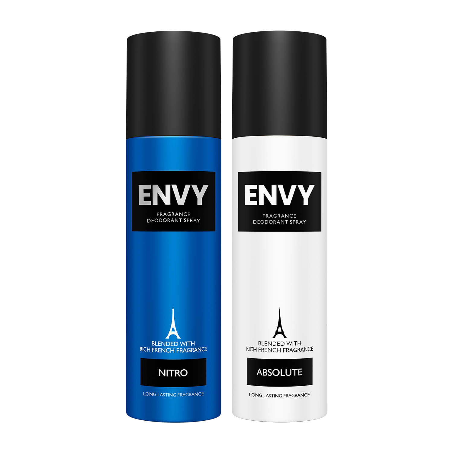 Envy Absolute & Nitro 120 ml Each Deodorant Spray for Men 240 ml ( Pack of 2 ) Envy Absolute & Nitro 120 ml Each Deodorant Spray for Men 240 ml ( Pack of 2 )