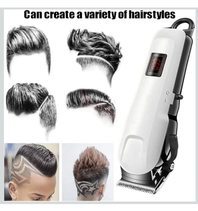    			Geniric 809 TRIMMER White Corded,Cordless Beard Trimmer With 9999 minutes Runtime