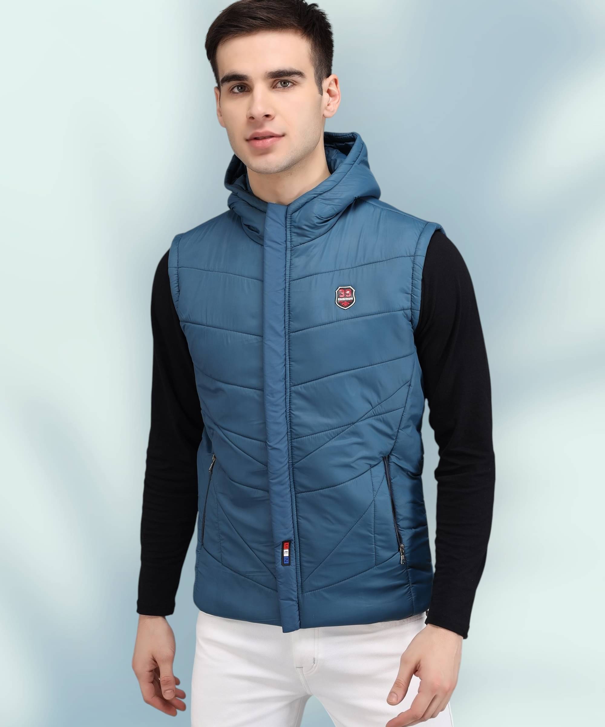 HEMLOCK Polyester Men's Puffer Jacket - Blue ( Pack of 1 )     			HEMLOCK Polyester Men's Puffer Jacket - Blue ( Pack of 1 )