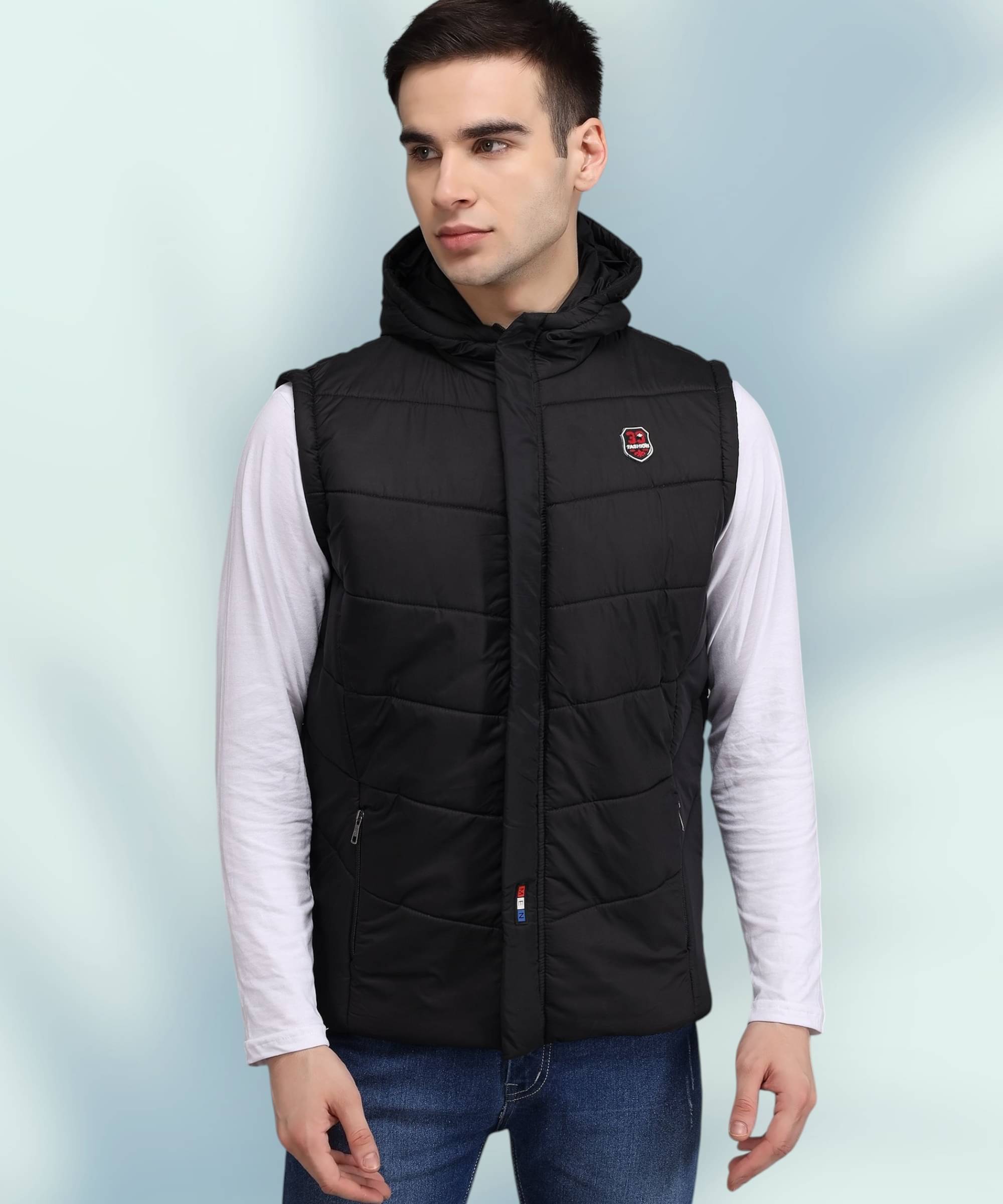     			HEMLOCK Polyester Men's Puffer Jacket - Black ( Pack of 1 )
