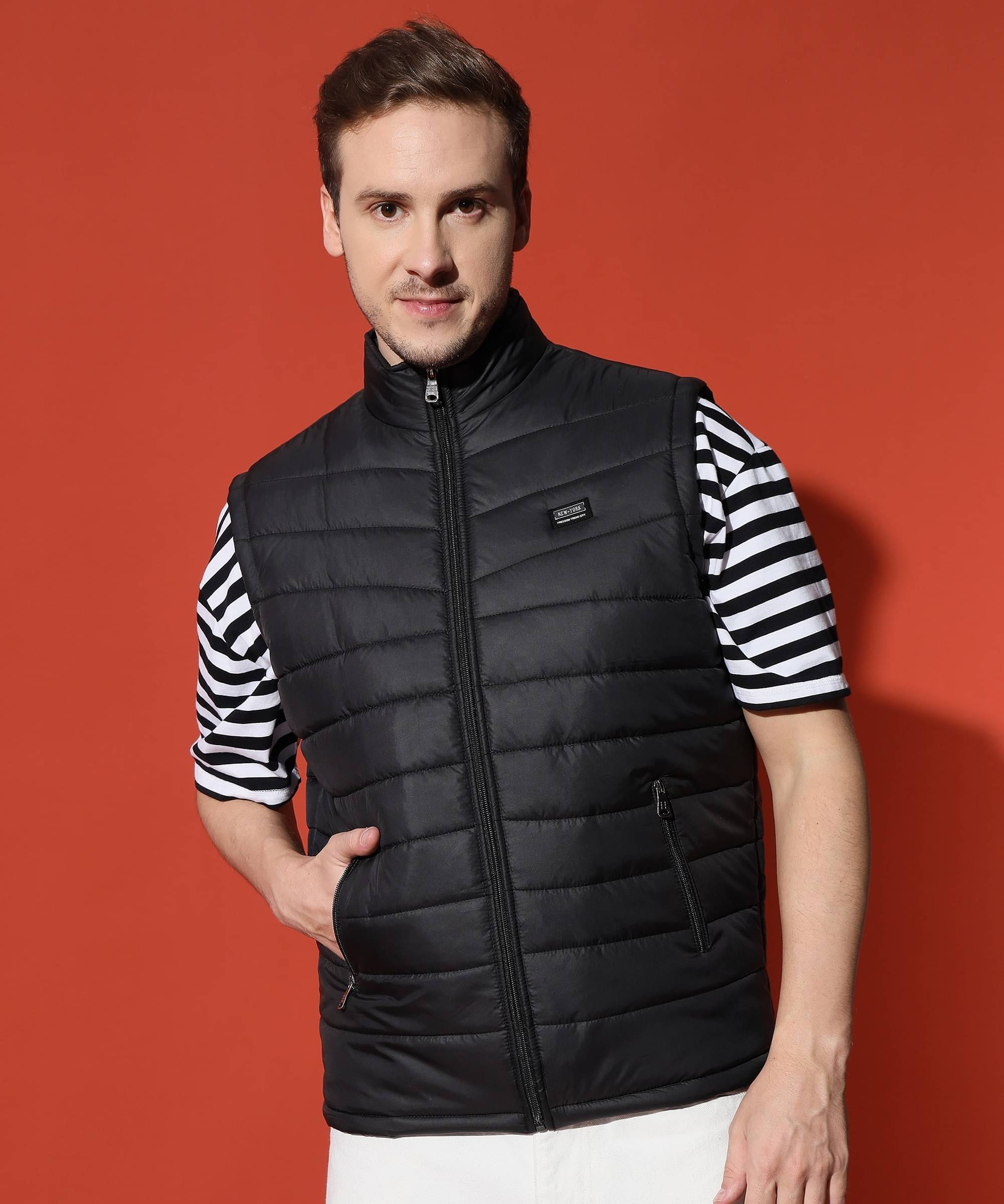 HEMLOCK Polyester Men's Puffer Jacket - Black ( Pack of 1 ) HEMLOCK Polyester Men's Puffer Jacket - Black ( Pack of 1 )