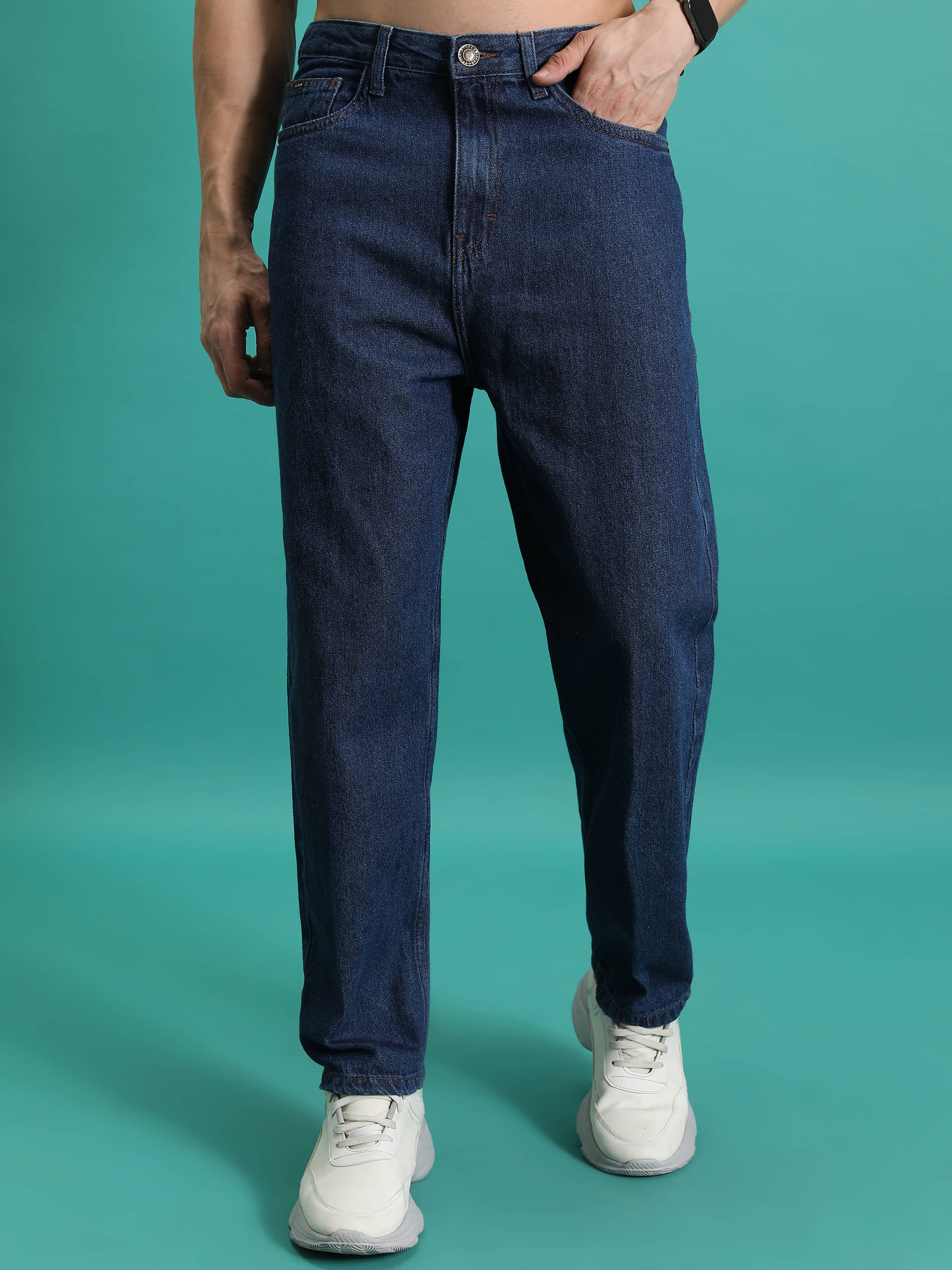 Highlander Relaxed Solid Men's Jeans - Blue ( Pack of 1 ) - Jeans | Buy online on ZillyBuy