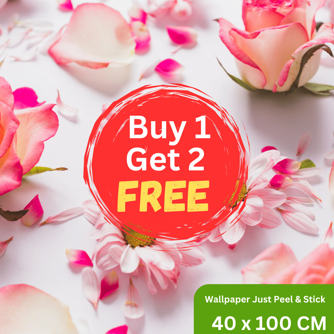     			Interawall Decor Self-Adhesive Decal Wallpaper Specific Product for Bedroom, Living Room, Kids Room, Play Room, Office | Abstract Home Wallpaper for Home Decor (Buy 1 get 2 Free, Pack of 3 Pcs,  Size-16x39 Inches Each Strip)