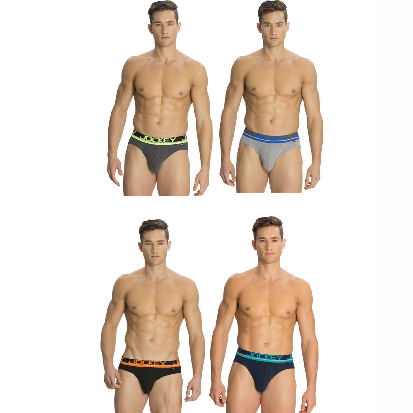     			Jockey Pack of 4 Cotton Briefs For Men's ( Multicolor )