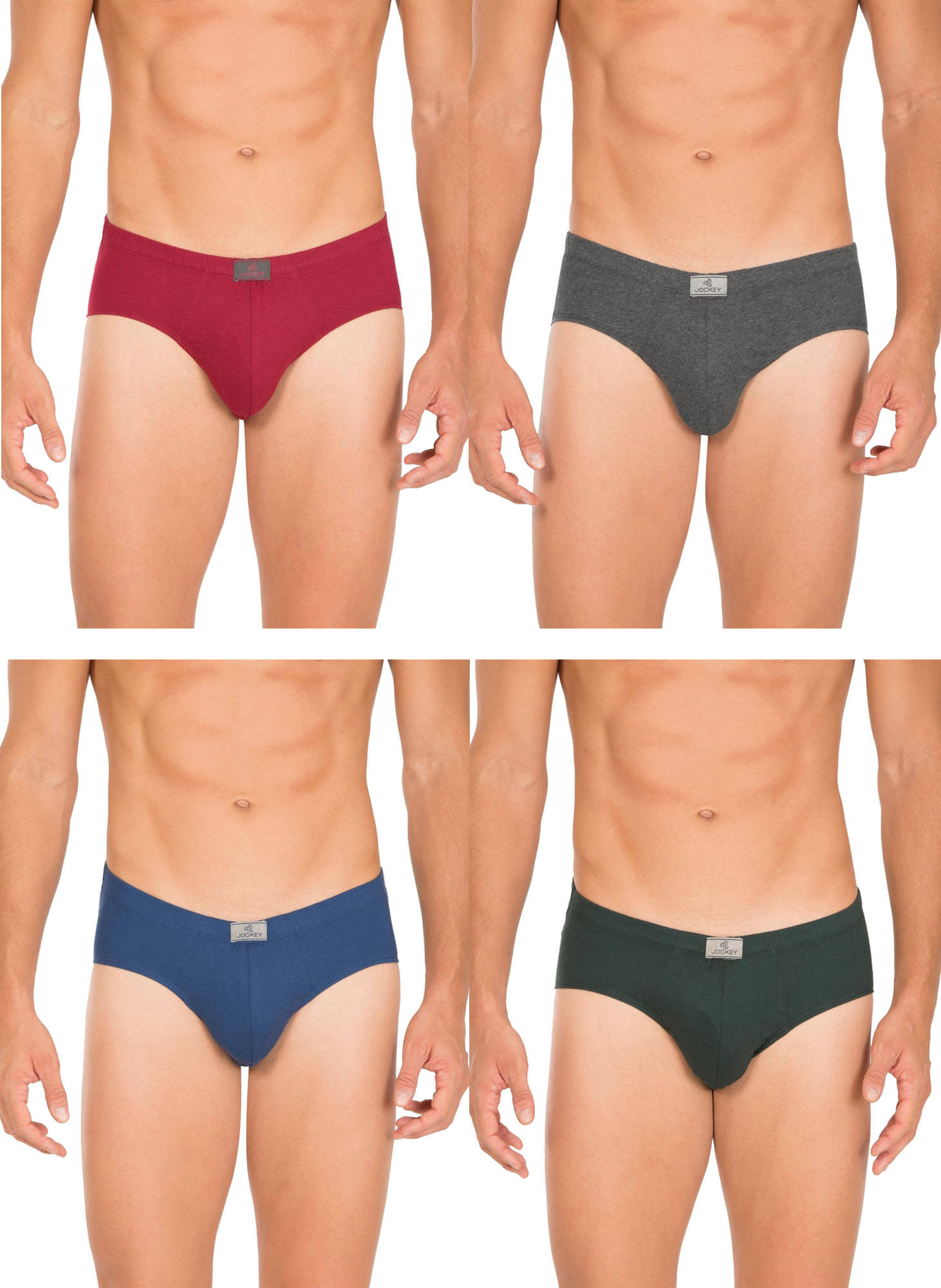     			Jockey Pack of 4 Cotton Briefs For Men's ( Multicolor )