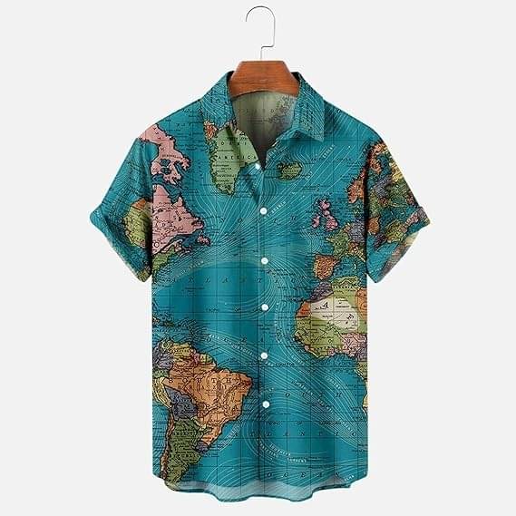 KRIVA Linen Regular Fit Printed Half Sleeves Men's Casual Shirt - Blue ( Pack of 1 ) KRIVA Linen Regular Fit Printed Half Sleeves Men's Casual Shirt - Blue ( Pack of 1 )