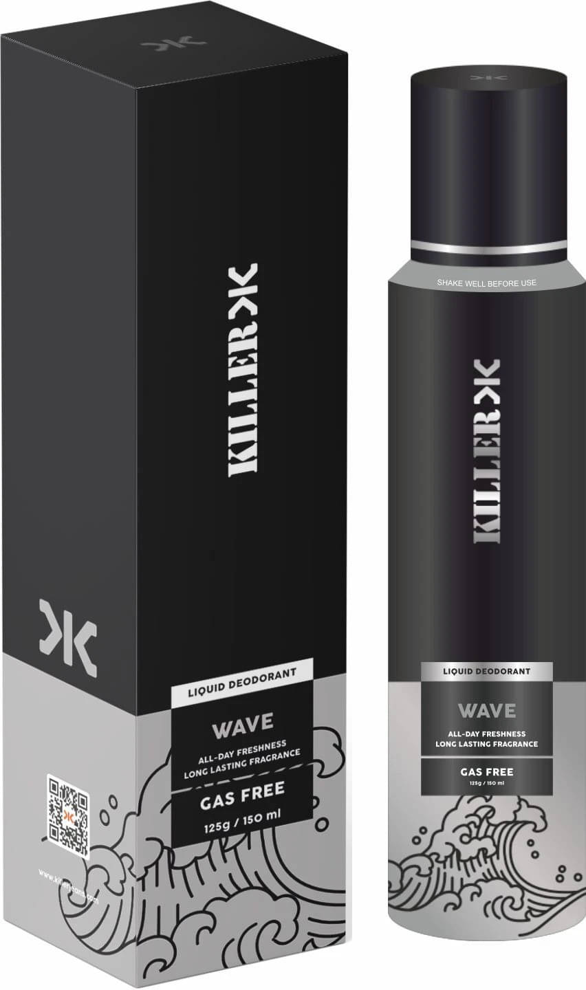     			Killer Wave No Gas Deodorant Spray for Men 150 ml ( Pack of 1 )